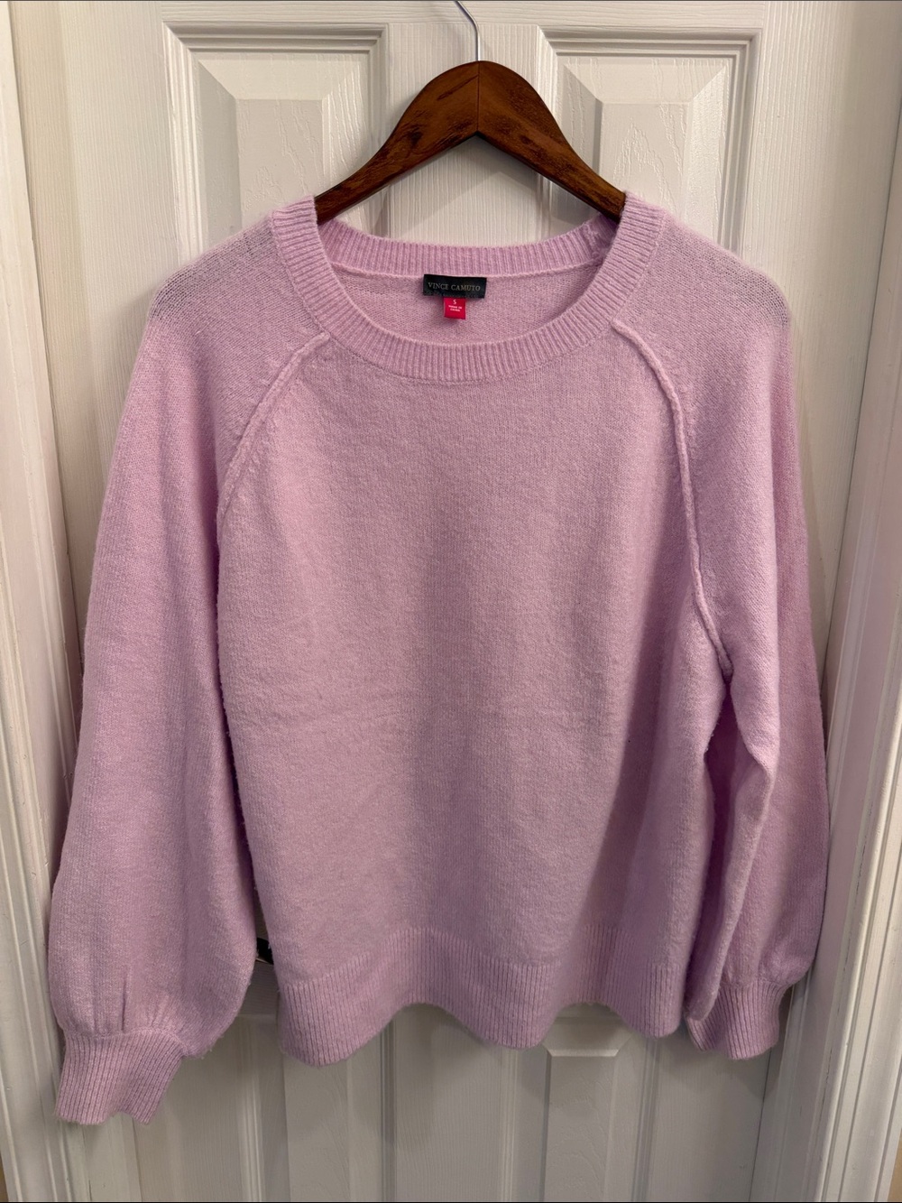 Vince Camuto Pastel Lilac Crewneck Sweater